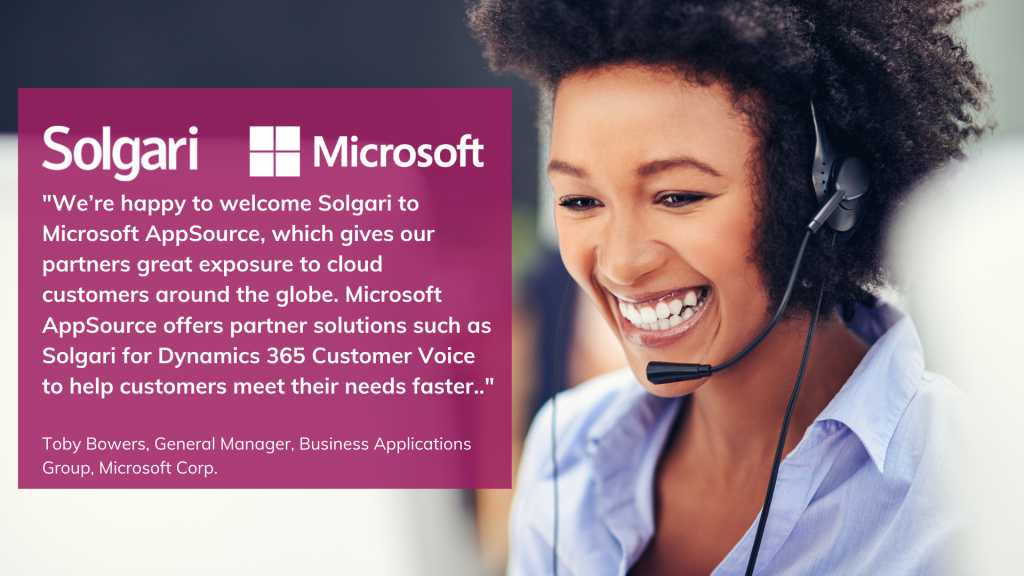 Solgari and Microsoft Customer Voice